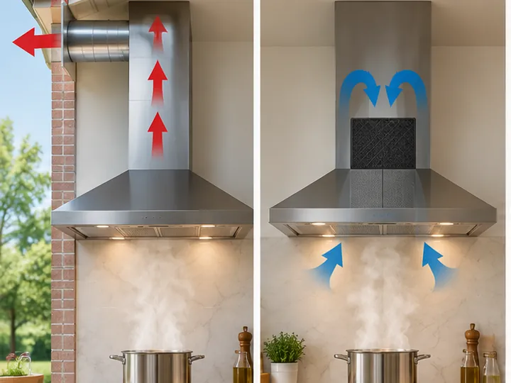 Decide how air will leave